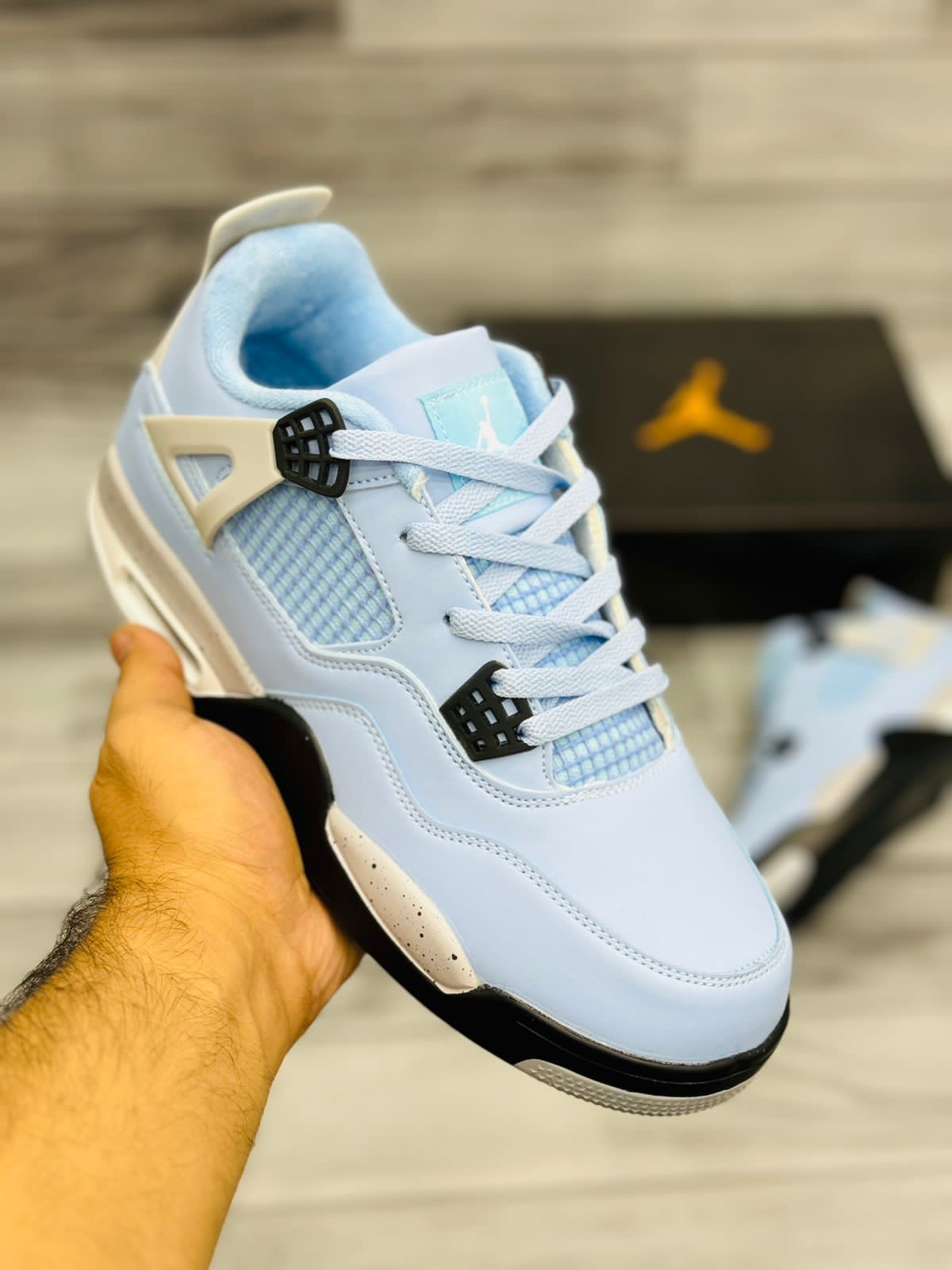 Air Jordan 4 - Ice Blue – SNEAKFIT