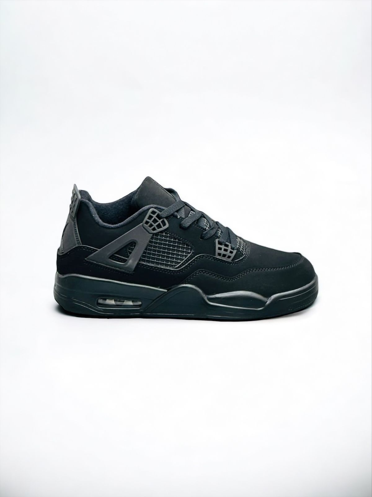 Air Jordan 4 Full Black | jordan, new, nk, sneakers, View All- Shoes | SNEAKFIT